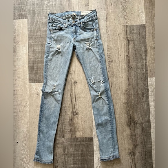 Rag & Bone Skinny Jeans in Bromley Size 24 Petite - Picture 3 of 4
